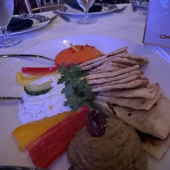 Estia - Hummus plate w taziki - Greek Near Me - Philadelphia, Pennsylvania