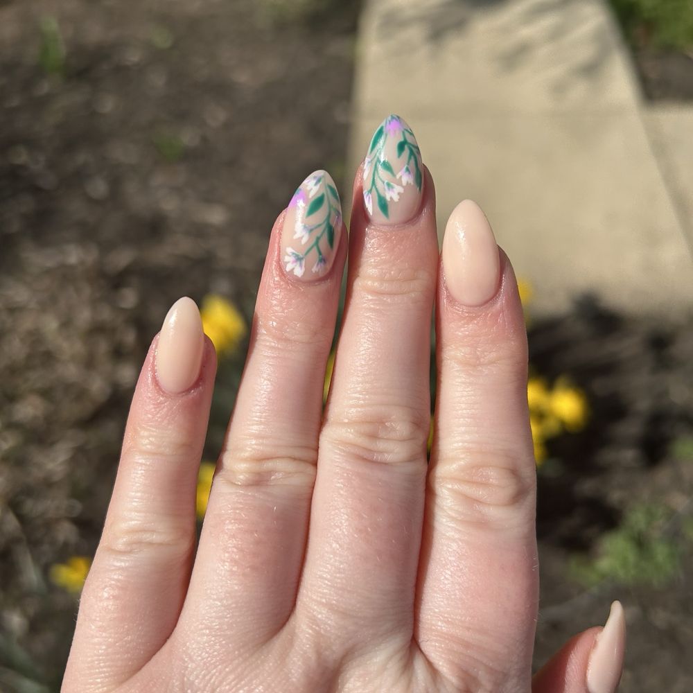 Luxury Nails Studio - floral nails - Nail Technicians Near Me - Ardmore, Pennsylvania Luxury Nails Studio - floral nails - Nail Technicians Near Me - Ardmore, Pennsylvania