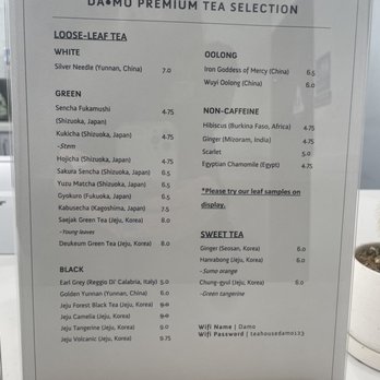 DAMO - Jan 2023 menu - Coffee & Tea Near Me - Los Angeles, California