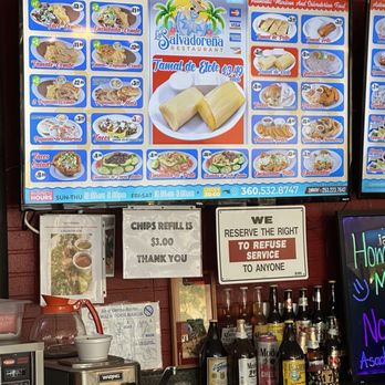 La Salvadorena Restaurant - Our stop on the way to the Pacific coast for some papusas in the middle of Hoaquim. Good Latin American fare - Mexican Near Me - Aberdeen, Washington