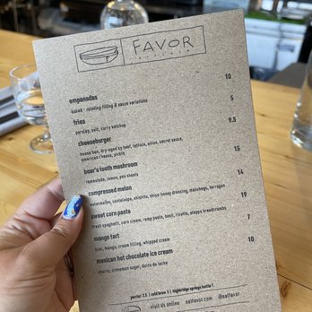 favor - Fabulous seasonally curated menu. - New American Near Me - Lexington, Kentucky