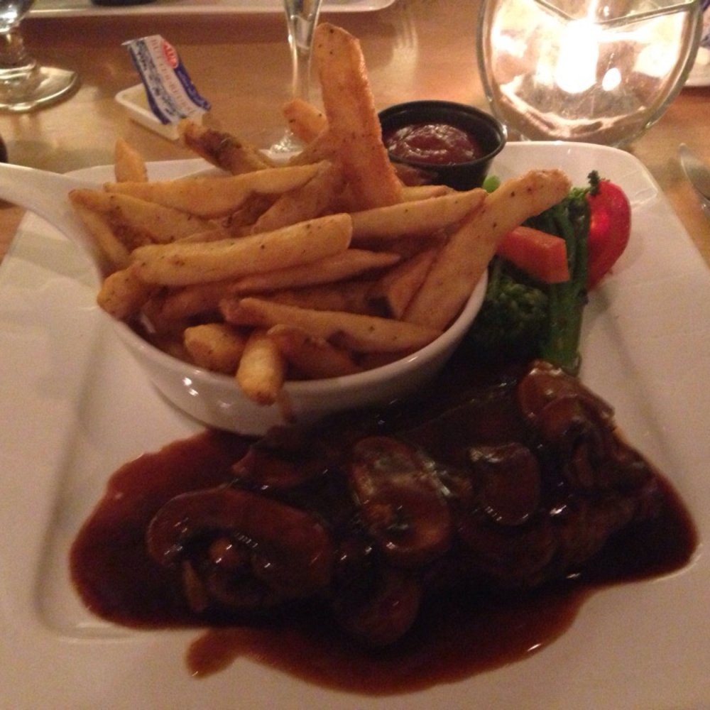 FiveEleven West - Strip loin steak with super yummy fries - Buffets Near Me - Summerside, Prince Edward Island FiveEleven West - Strip loin steak with super yummy fries - Buffets Near Me - Summerside, Prince Edward Island