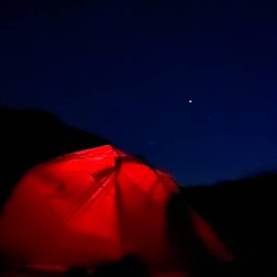 Basecamp Outdoor Gear - Night at Bitterbrush Campground