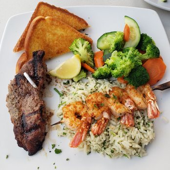 Sizzler - 6oz steak and shrimp skewer - Seafood Near Me - Manteca, California Sizzler - 6oz steak and shrimp skewer - Seafood Near Me - Manteca, California