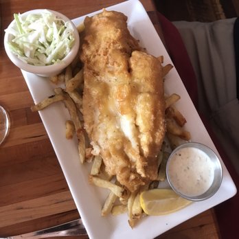 Finback Alehouse - Huge, fresh, succulent fish and chips. - Gastropubs Near Me - Bar Harbor, Maine