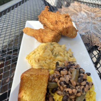 Shantell's Just Until Restaurant & Lounge - Sunday Dinner - fried chicken, macaroni and cheese, yellow rice, and black eyed peas. - Breakfast & Brunch Near Me - Sanford, Florida Shantell's Just Until Restaurant & Lounge - Sunday Dinner - fried chicken, macaroni and cheese, yellow rice, and black eyed peas. - Breakfast & Brunch Near Me - Sanford, Florida