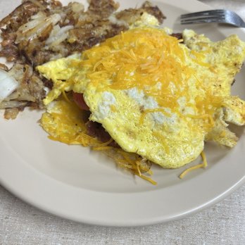 The Coffee Break - Trash Can Omelette with side of potatoes - Coffee & Tea Near Me - Stuart, Virginia The Coffee Break - Trash Can Omelette with side of potatoes - Coffee & Tea Near Me - Stuart, Virginia