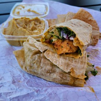 Sahara on Adams - Chicken Tika Wrap and Hummus - Salad Near Me - San Diego, California Sahara on Adams - Chicken Tika Wrap and Hummus - Salad Near Me - San Diego, California