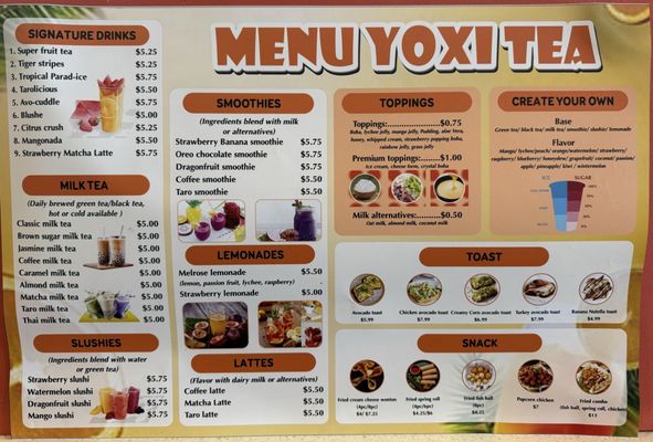 Menu photo 4 Yoxi Teatime Glendora, CA