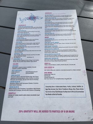Menu photo 4 Tiki Bar Solomons, MD