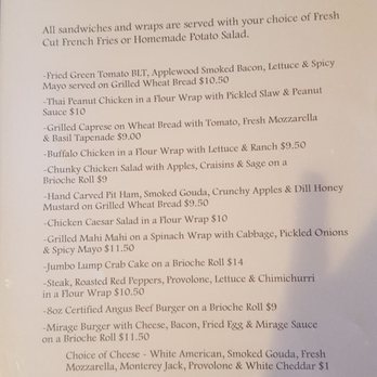 Cafe Mirage - New American Near Me - Ocean City, Maryland
