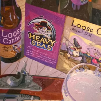 Heavy Seas Beer - Cool painting inside the Heavy Seas Brewery tap room. - Breweries Near Me - Halethorpe, Maryland