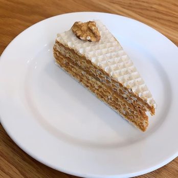 Caffe Central - wafer cake slice - Coffee & Tea Near Me - Burlingame, California