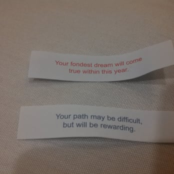Great Eastern Restaurant - Dual wielding fortunes.  I like both! #movingbackhome - Dim Sum Near Me - San Francisco, California