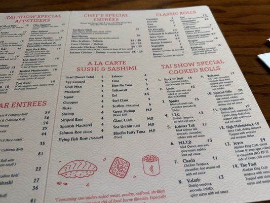 Menu photo 2 Tai Show Massapequa, NY Menu photo 2 Tai Show Massapequa, NY