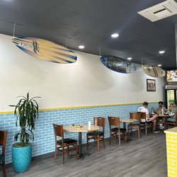 Surfin' Chicken Grill - Inside seating
