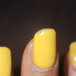 Nails Of America - Nail chipped number 2 and can you see them cuti less ain't cute either a week in after service.