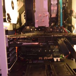 Dan’s Computer Repair - The very first computer build. Featuring an Intel i5 6600k and a GTX 1070, it was considered very powerful at the time.