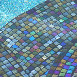 Swimming pool tile detail