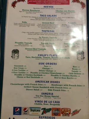 Menu photo 5 La fuente Wenatchee, WA