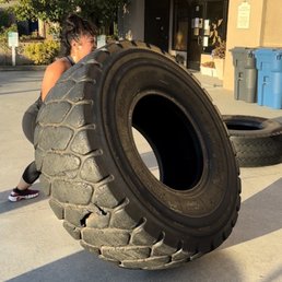I never thought I would be able to flip a 400 lb tire, but here I am...I DID IT!