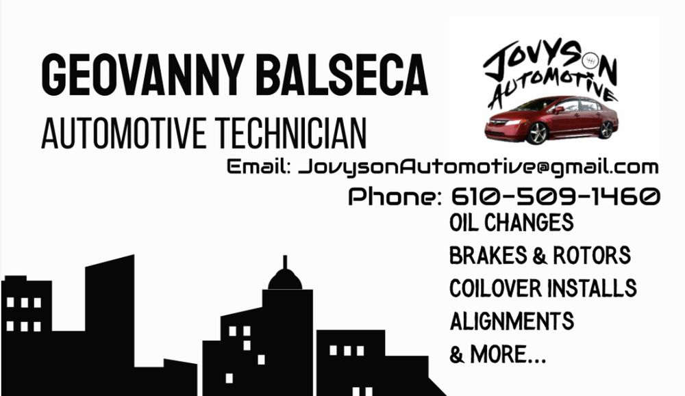JOVYSON AUTOMOTIVE Allentown, Pennsylvania Auto Repair Phone