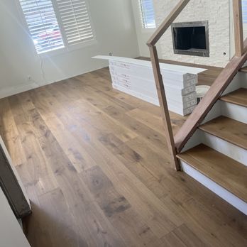 General Flooring - a living room and staircase - Flooring Near Me General Flooring - a living room and staircase - Flooring Near Me