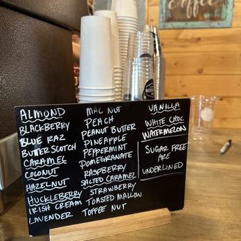 The Mud Room - a menu on the counter - Coffee & Tea Near Me - Garden Valley, Idaho The Mud Room - a menu on the counter - Coffee & Tea Near Me - Garden Valley, Idaho
