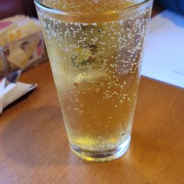 Snow capped honey crisp cider