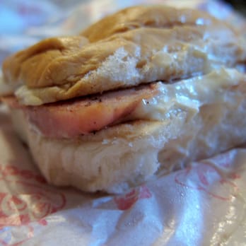 Jollibee - Little big bite sandwich - spam w/ mayo on a roll - Fast Food Near Me - Anaheim, California