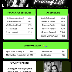 Stracks Psychic Readings and Spiritual Advice