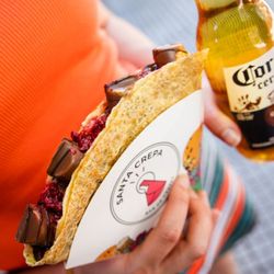 Santa Crepa - Crepa Kinder Santo + Corona