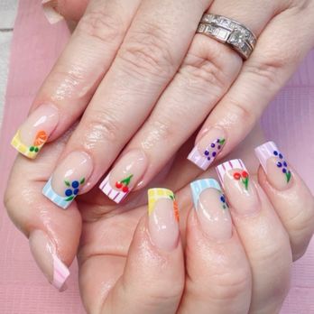 Pink Polish Nails Bar - One of her fabulous designs - Nail Salons Near Me - Gilbert, Arizona