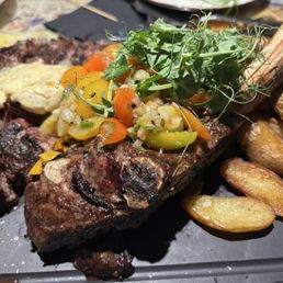 Wagyu tomahawk steak Wagyu tomahawk steak