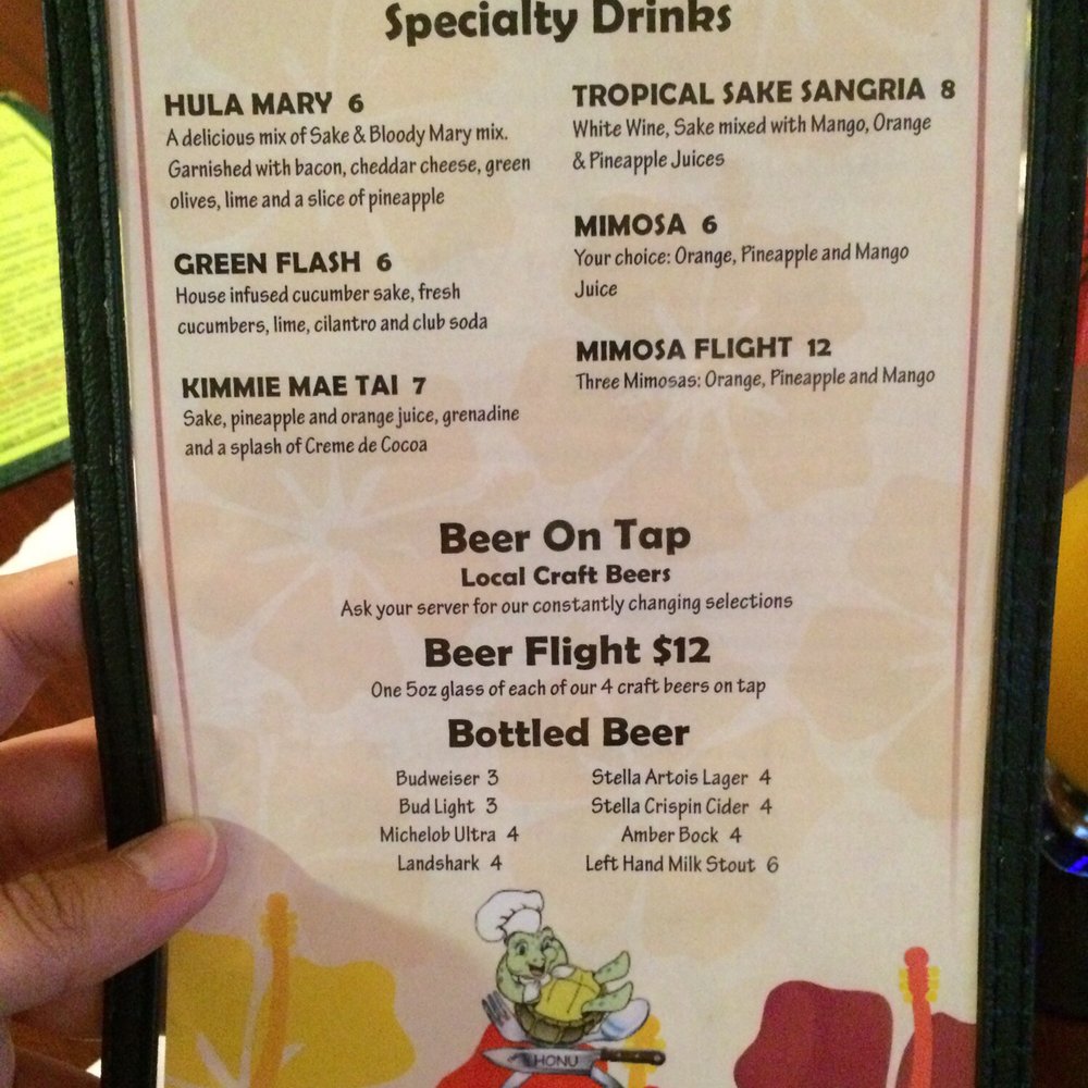 The Honu - Drinks! - Hawaiian Near Me - Dunedin, Florida The Honu - Drinks! - Hawaiian Near Me - Dunedin, Florida
