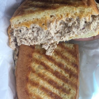 Modigliani Cafe - Tuna melt minus pickles , didn't really taste the lemon they say is mixed in with the tuna but the bread was perfectly grilled ! - Sandwiches Near Me - Oakland, California Modigliani Cafe - Tuna melt minus pickles , didn't really taste the lemon they say is mixed in with the tuna but the bread was perfectly grilled ! - Sandwiches Near Me - Oakland, California