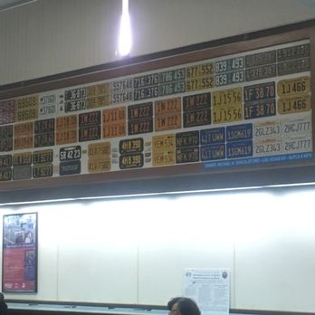 DMV office - Neat wall art inside the DMV of old to current California license plates! - Departments of Motor Vehicles Near Me - Santa Clara, California DMV office - Neat wall art inside the DMV of old to current California license plates! - Departments of Motor Vehicles Near Me - Santa Clara, California