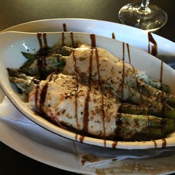 The Pines Tavern - Asparagus ala pines - wrapped in prosciutto and provolone topped with more cheese- yummy - Bars Near Me - Bristol, Pennsylvania The Pines Tavern - Asparagus ala pines - wrapped in prosciutto and provolone topped with more cheese- yummy - Bars Near Me - Bristol, Pennsylvania