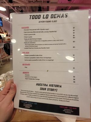 Menu photo 6 Taquito Lindo Williamsville, NY