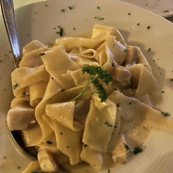 Pizzeria Roma - Pappardelle with mushrooms in cream sauce - Pizza Near Me - Zermatt, VS Pizzeria Roma - Pappardelle with mushrooms in cream sauce - Pizza Near Me - Zermatt, VS