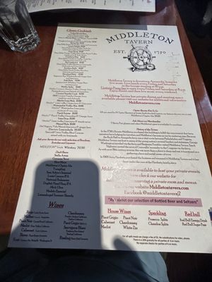 Menu photo 2 Middleton Tavern Annapolis, MD