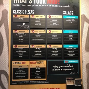 MOD Pizza - Menu - Pizza Near Me - Los Angeles, California