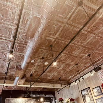 Babylon Burger Bar - The ceiling Inside of the restaurant - Burgers Near Me - Babylon, New York