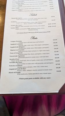 Menu photo 2 Firenze Ristorante Bellevue, WA