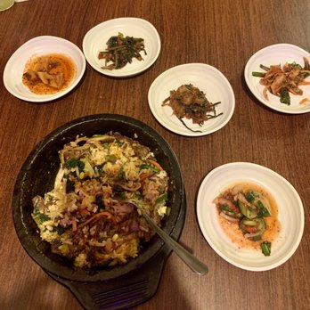 Korean Grille - Bibimbop sizzling rice bowl - Korean Near Me - Quincy, Massachusetts