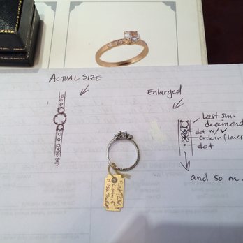 Rebekah Brooks Jewelry - Rebekah's design for my engagement ring. Taking my vague requests and turning them into a work of art! - Bridal Near Me - Cambridge, Massachusetts