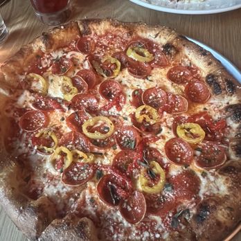 Wooden City - Pepperoni pizza - Tapas/Small Plates Near Me - Birmingham, Alabama Wooden City - Pepperoni pizza - Tapas/Small Plates Near Me - Birmingham, Alabama