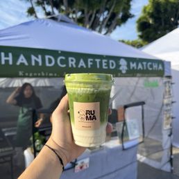 Very good matcha, cute little farmers market Very good matcha, cute little farmers market