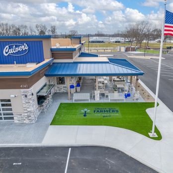 Culver's - the exterior of the culver's restaurant - Burgers Near Me - Terre Haute, Indiana