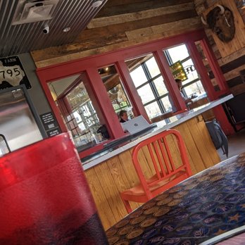 Twisted Root Burger - Dining area and bar area. - Burgers Near Me - Coppell, Texas Twisted Root Burger - Dining area and bar area. - Burgers Near Me - Coppell, Texas